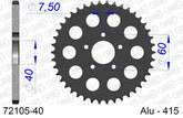 Corona AFAM 72105-40 in all. passo 415 KTM SX 50 2012  -2013